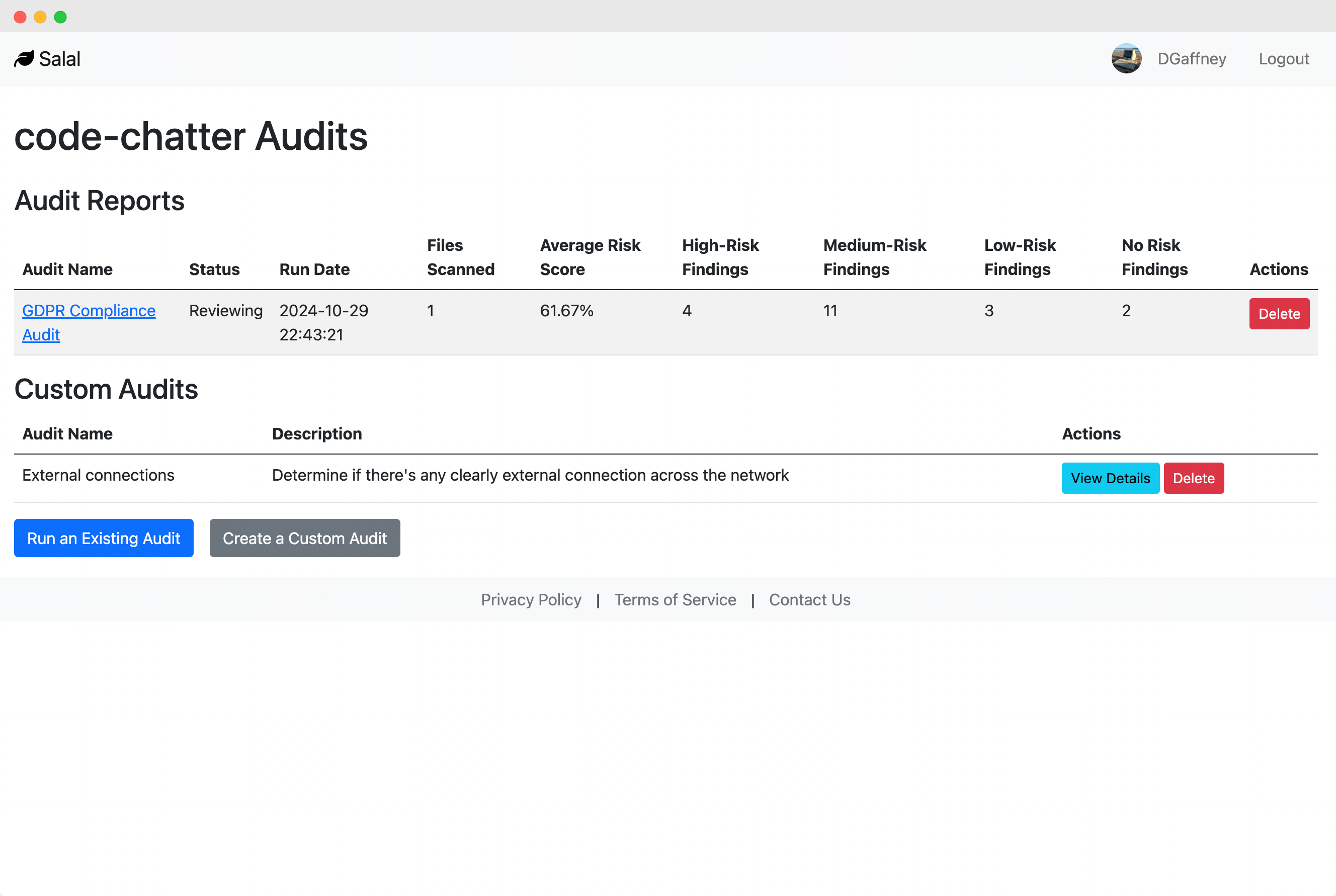 Custom Audits